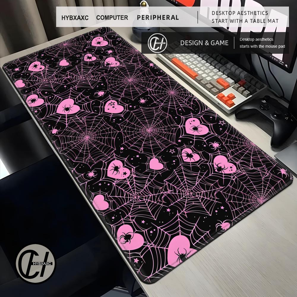 The Office Tech - 90x40 흰색 또는 분홍색 거미줄 하트