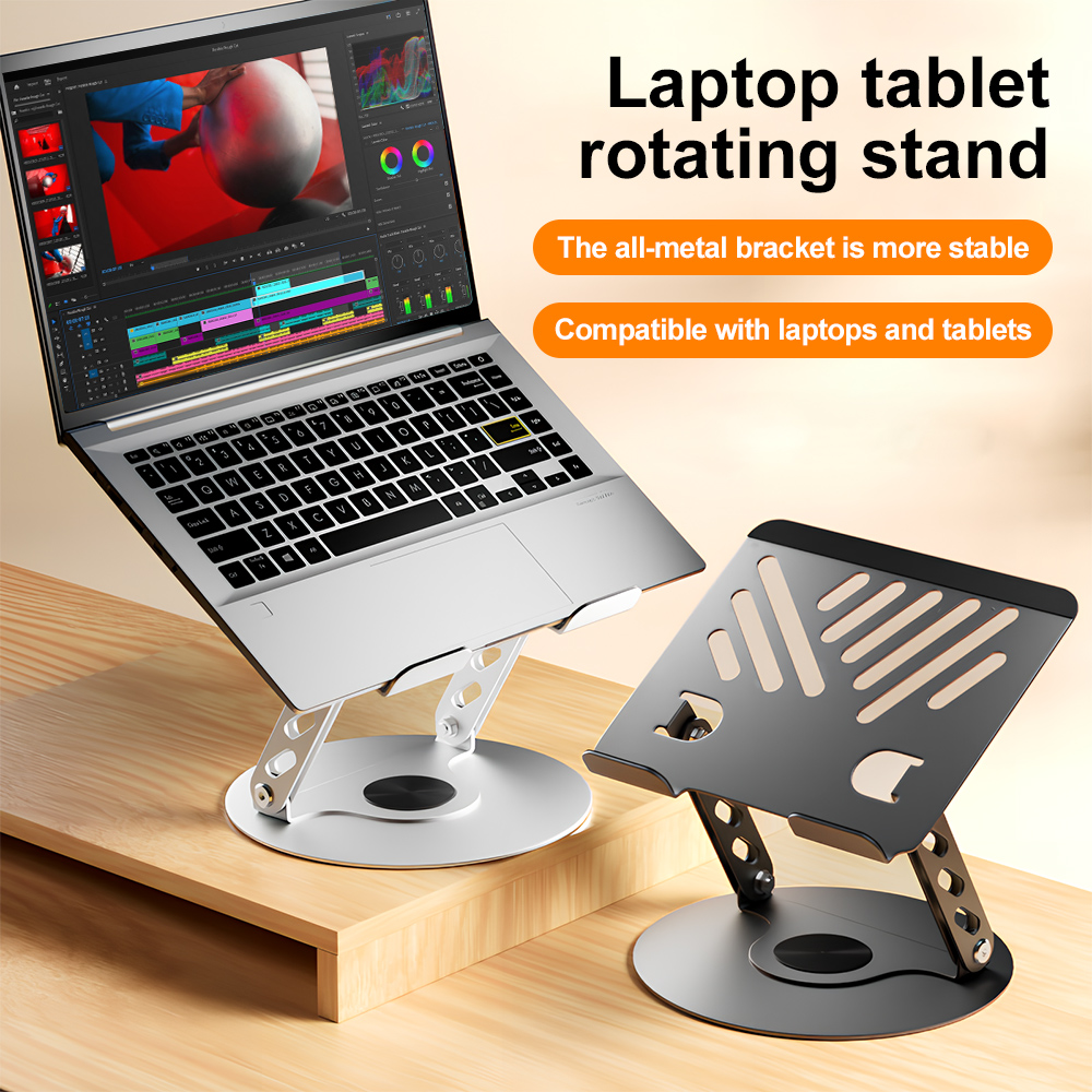 Flat Panel Mount Tilt - 360도 회전 가능한 금속 노트북 스탠드,