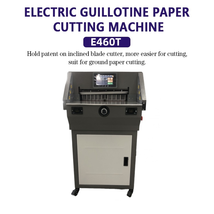 자동 종이 절단기 E490T 공장 가격 전기 테이블탑  - Paper Cutting Guillotine 리뷰 및 가격