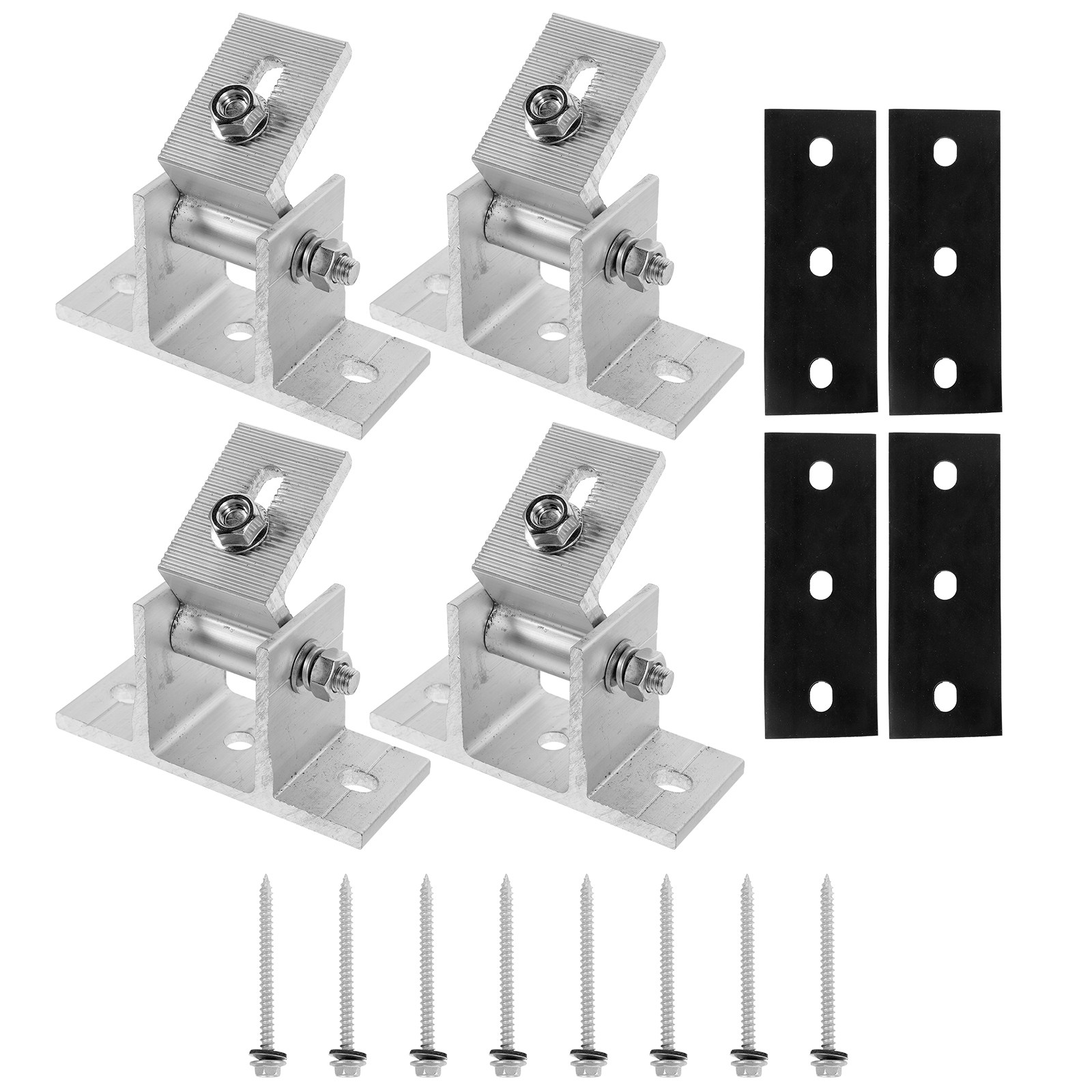 4Pcs 조정 가능한 태양 전지 패널 마운트 브래킷 태 - Flat Panel Mount Tilt 리뷰 및 가격