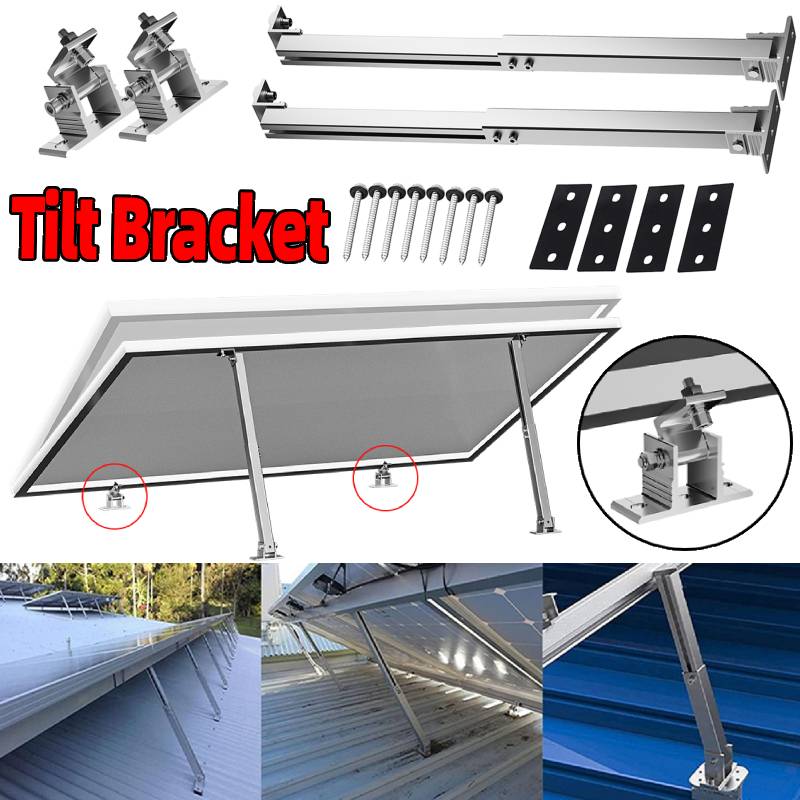 광전지 틸트 브래킷 조정 가능한 태양광 패널 마운트 랙 - Flat Panel Mount Tilt 리뷰 및 가격