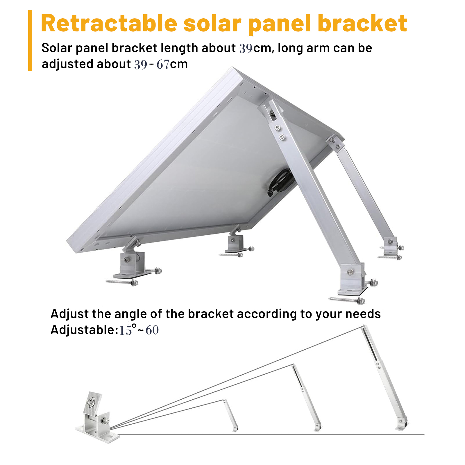 CP-SETUNO 조정 가능한 태양 전지 패널 틸트 마 - Flat Panel Mount Tilt 리뷰 및 가격