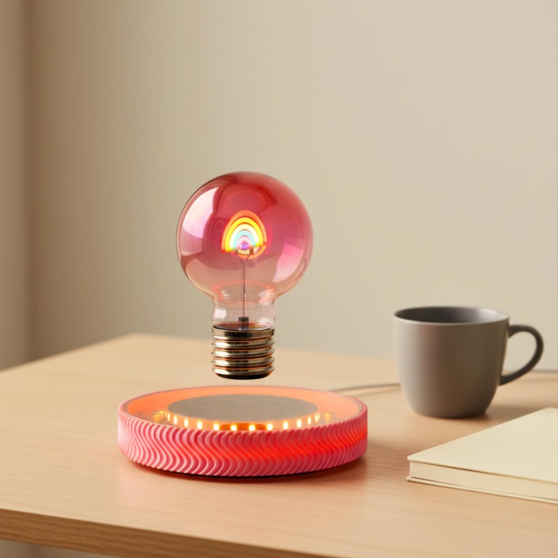 무선 LED 전구 데스크 램프, 공중 부양되는 디자인으 - The Office Tech 리뷰 및 가격