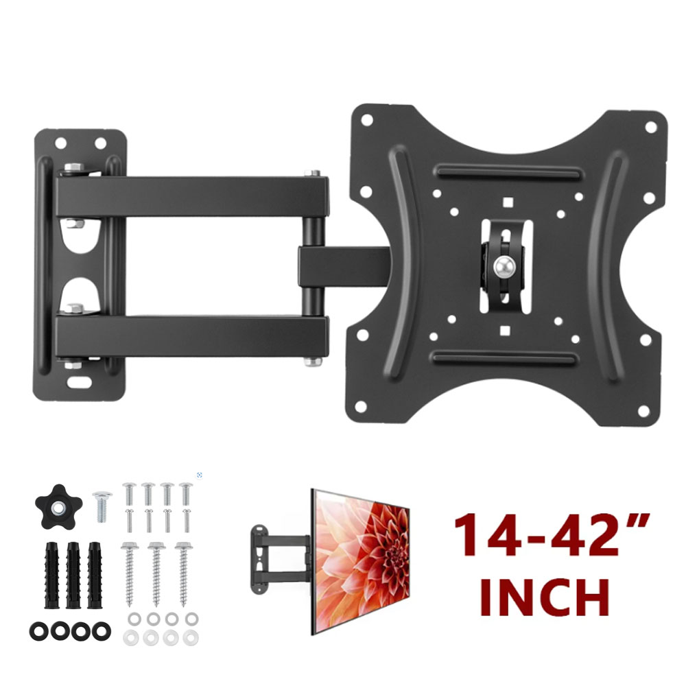 TV 벽걸이 브래킷 평면 패널 TV 프레임 지원 14  - Flat Panel Mount Tilt 리뷰 및 가격